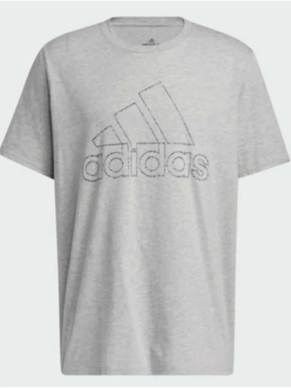 adidas Men' Graphic Tee, Size M, Color Gray
